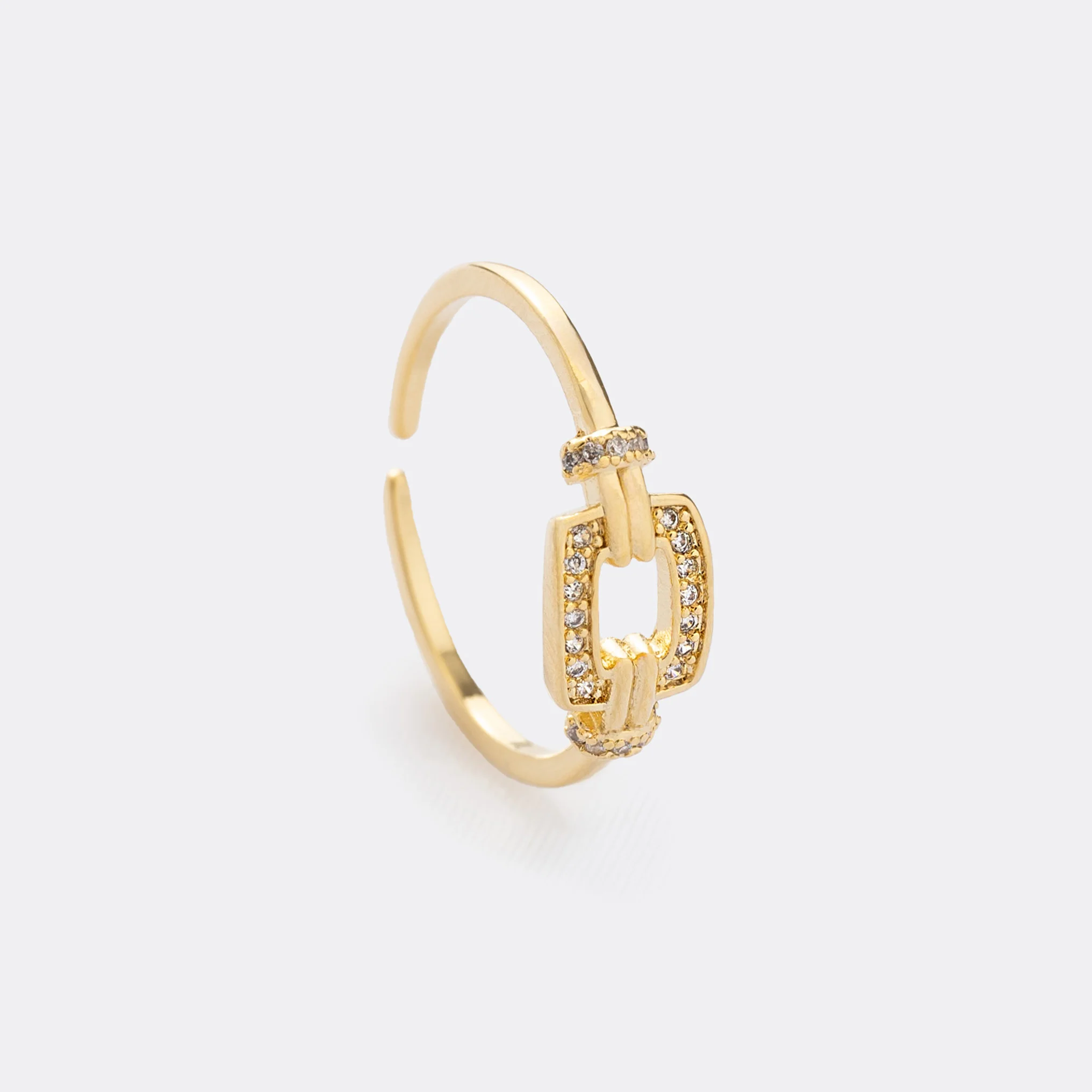 Anillo Crystal Box Ajustable