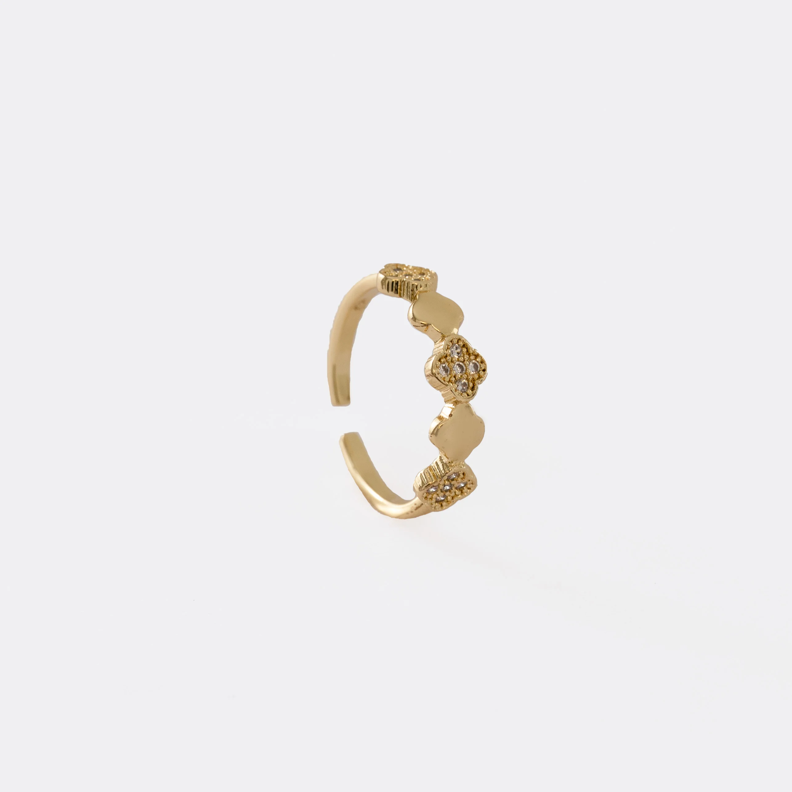 Anillo Mini Clover Ajustable