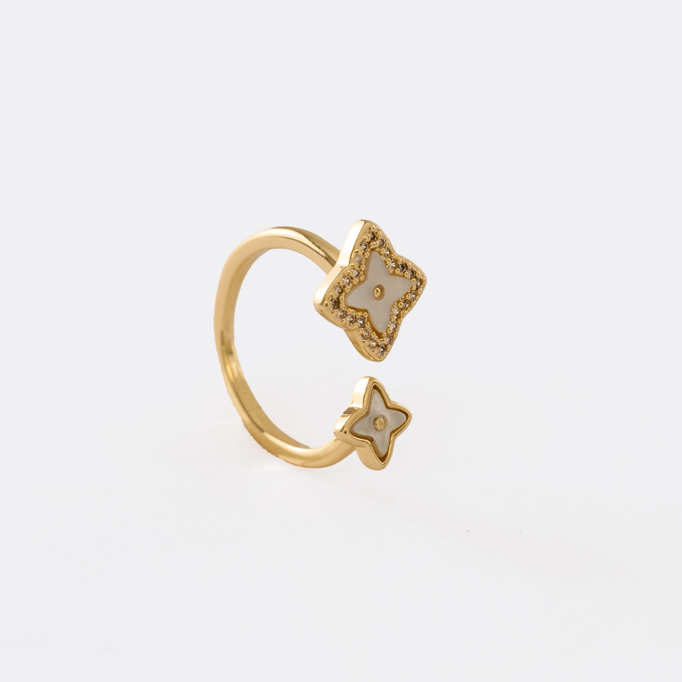 Anillo Double Lottus Ajustable