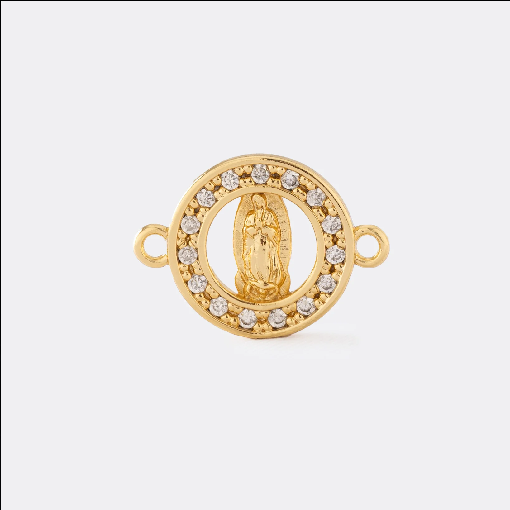 H Guadalupe Con Circonias CRISTAL