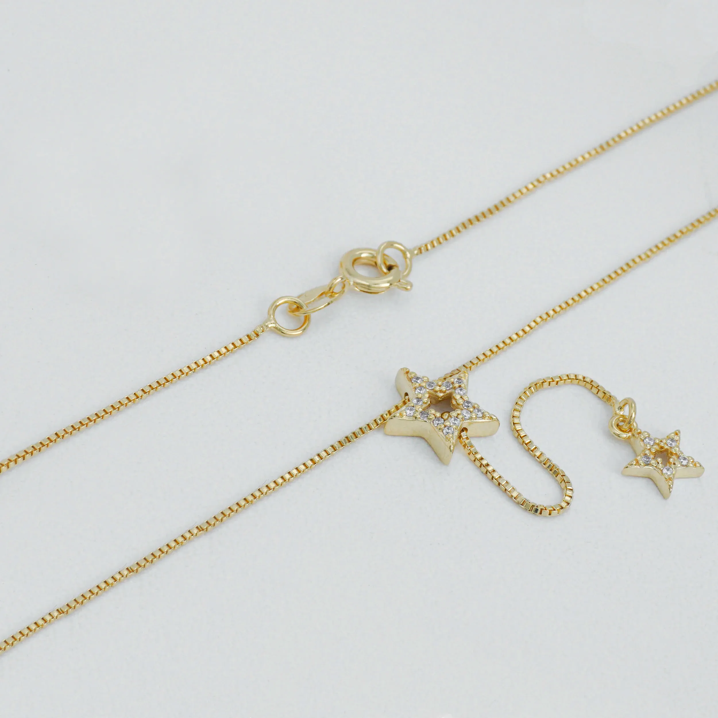 Gargantilla Estrella&nbsp;Cristal&nbsp;45&nbsp;cm